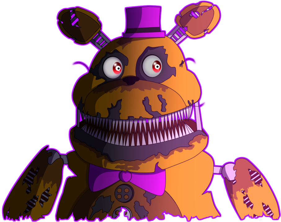 Fnaf 4 Fan Art By Pixeliada - Five Nights At Freddy's 4 (1024x745)