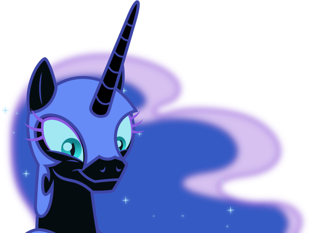 Vector - Nightmare Moon Vector (1036x771)