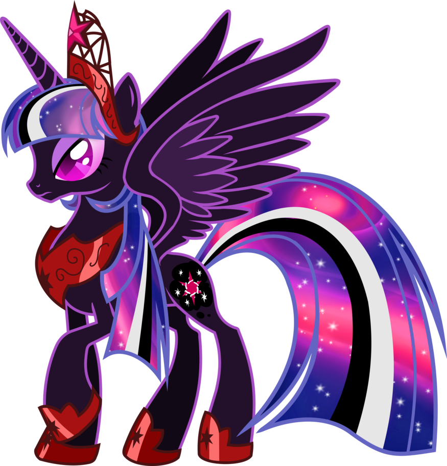 Nightmare Twilight Sparkle By Dragnmastralex - My Little Pony Nightmare (875x913)