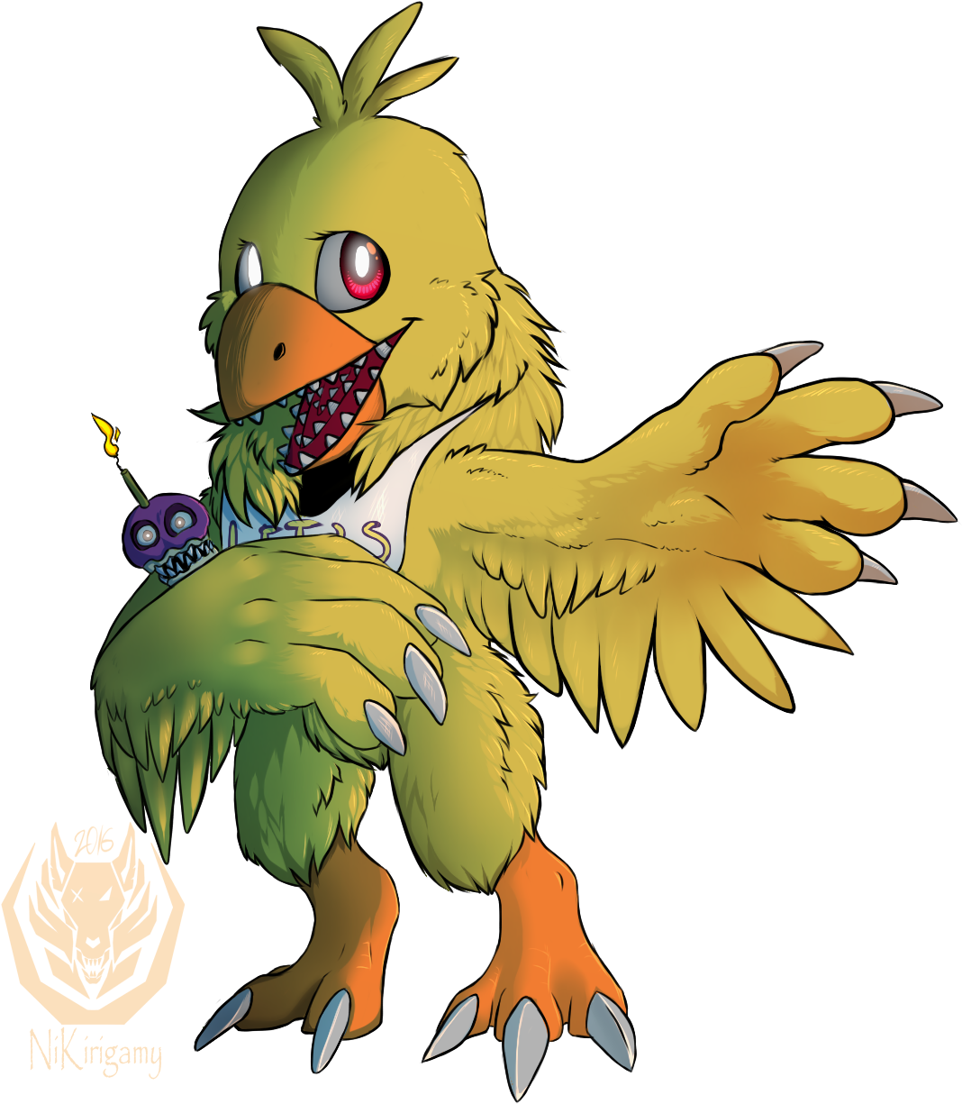 Nightmare Chica [fnaf 4] - Five Nights At Freddy's 4 (1300x1300)