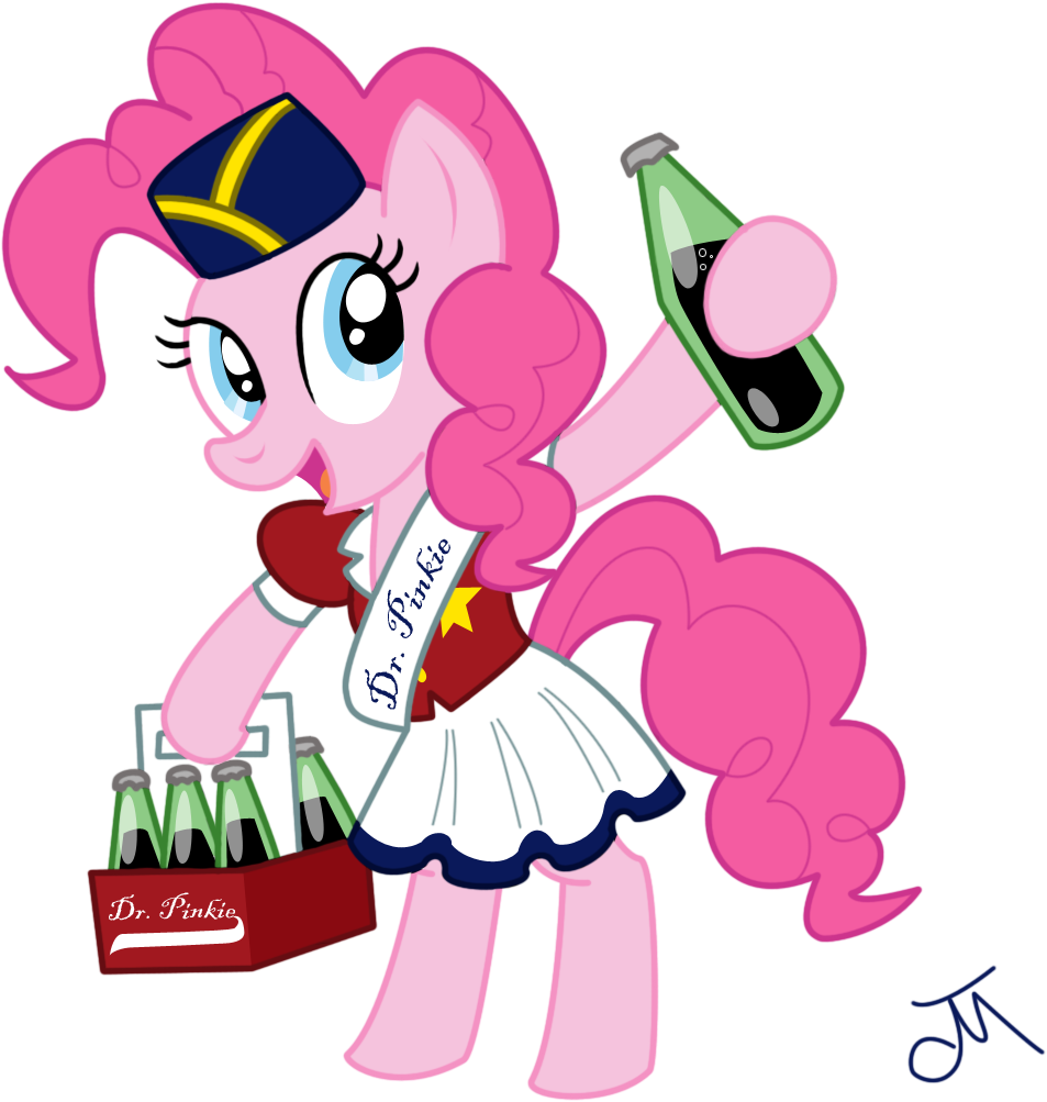 Inki Pinkie Pie Pony Horse Pink Flower Mammal Cartoon - Cartoon (1063x1081)