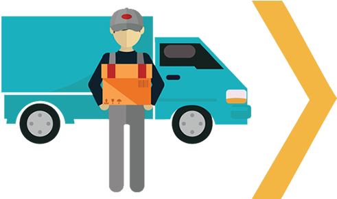 Aslforwarding Is An Accredited Business By The Better - Indian Truck Driver Cartoon (500x300)