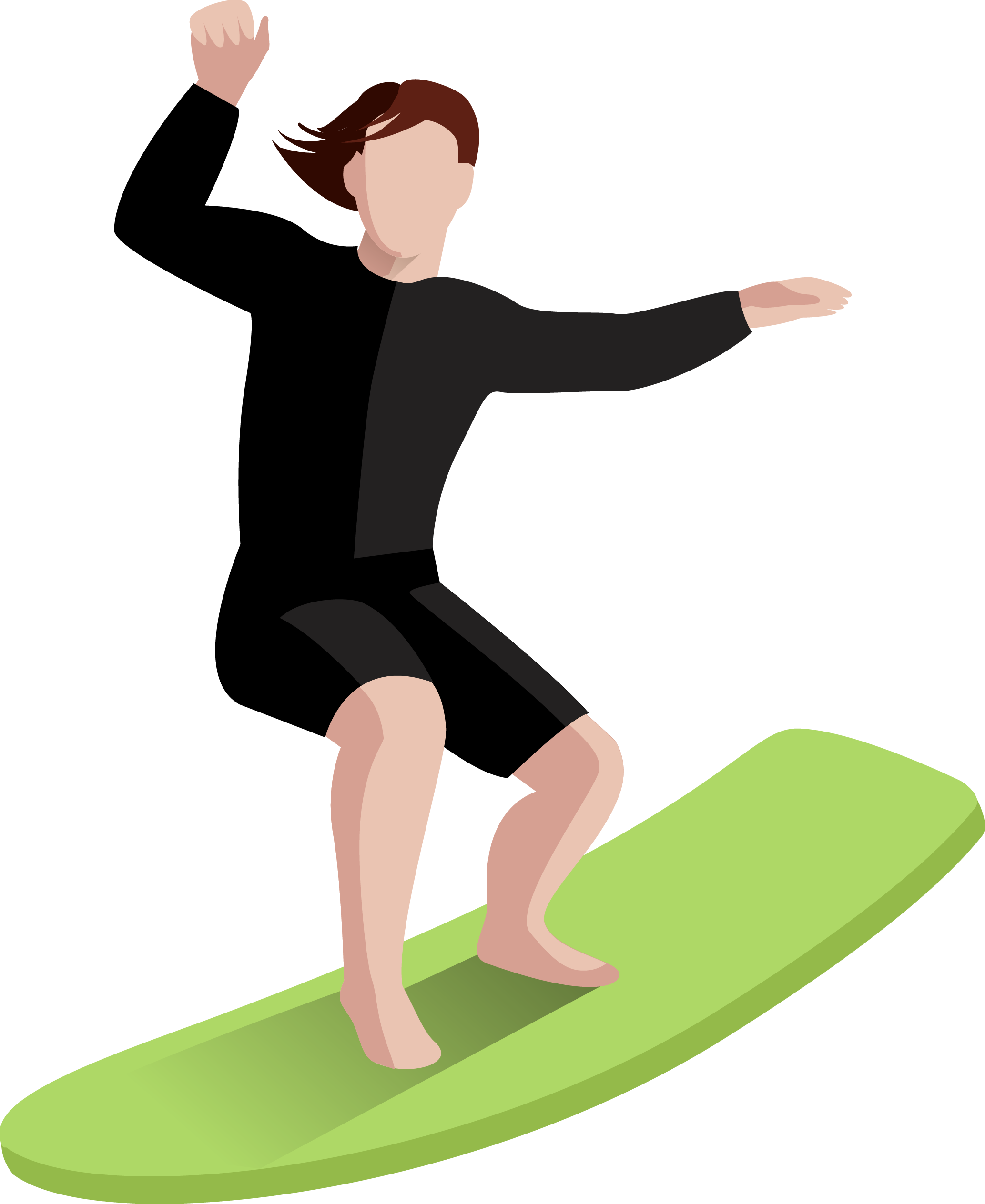 Adobe Illustrator - Water Skiing - Water Skiing Png Cartoon (2067x2528)