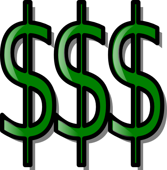 Pix For Cartoon Money Stacks Png - Money Signs Clipart (588x599)