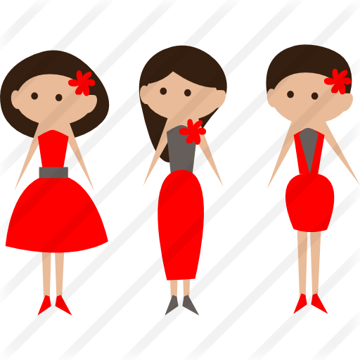 Bridesmaids - Bachelorette Party Cartoon Png (512x512)