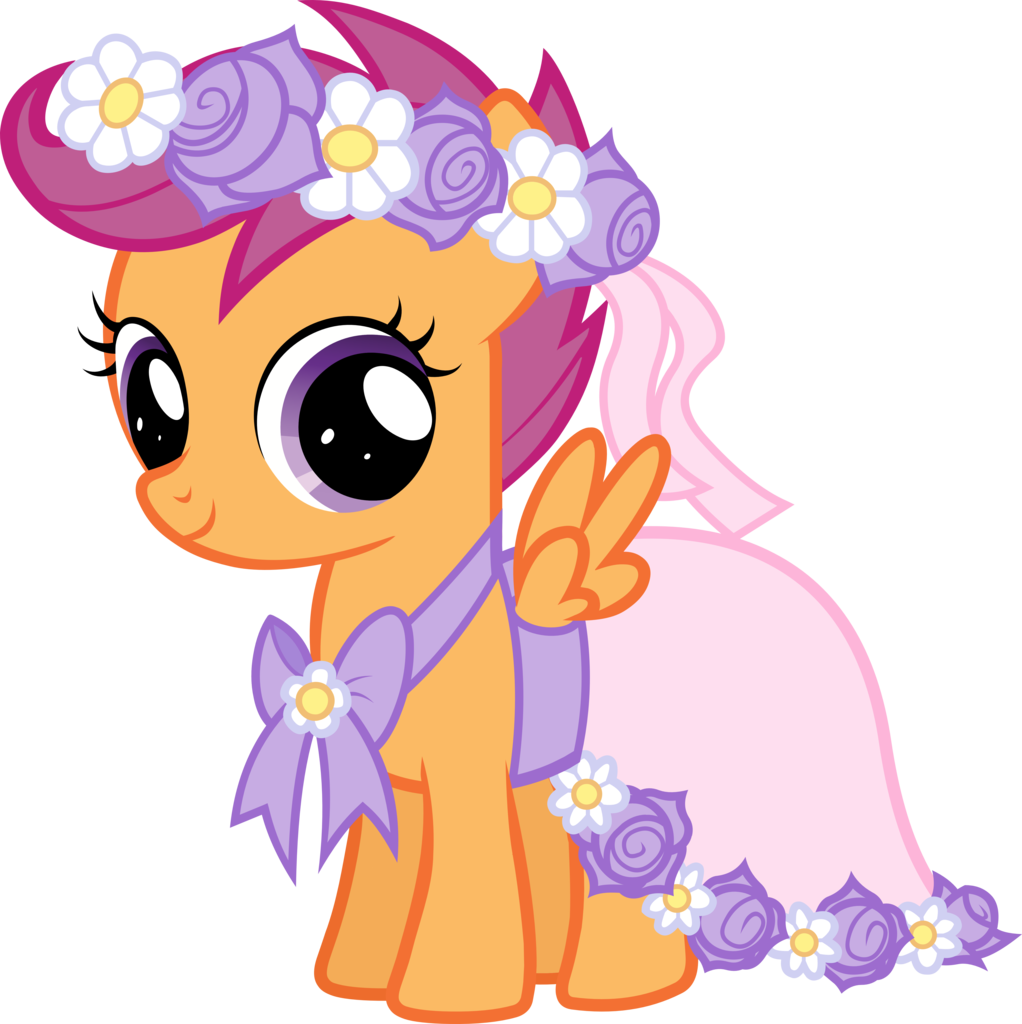 A Canterlot Wedding, Artist - My Little Pony Scootaloo Dress (1022x1024)