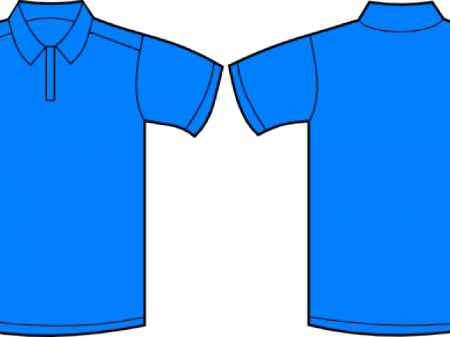Polo Shirt Clipart Back Front - Active Shirt (640x480)