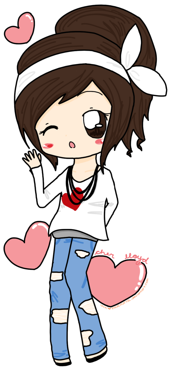 Cartoon Drawing Female Chibi Caricature - Imagenes De Muñequitas En Caricatura (900x1554)