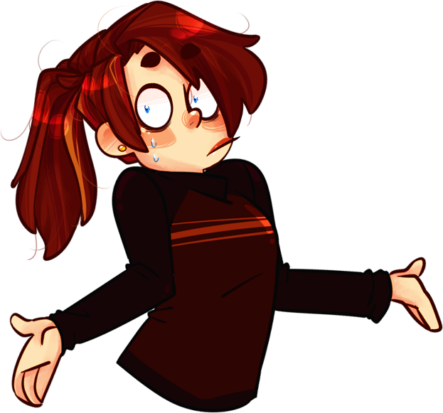 Shrug Emoji By Hieislittlekitsune - Anime Shrug Emoji (623x581)