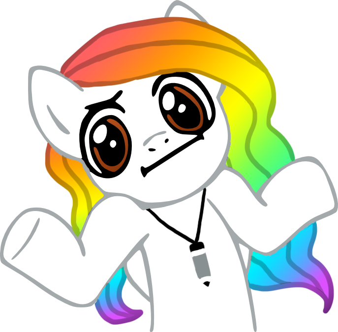 Artbeat Shrug By Aisu-isme - Don T Know Mlp Base (687x675)