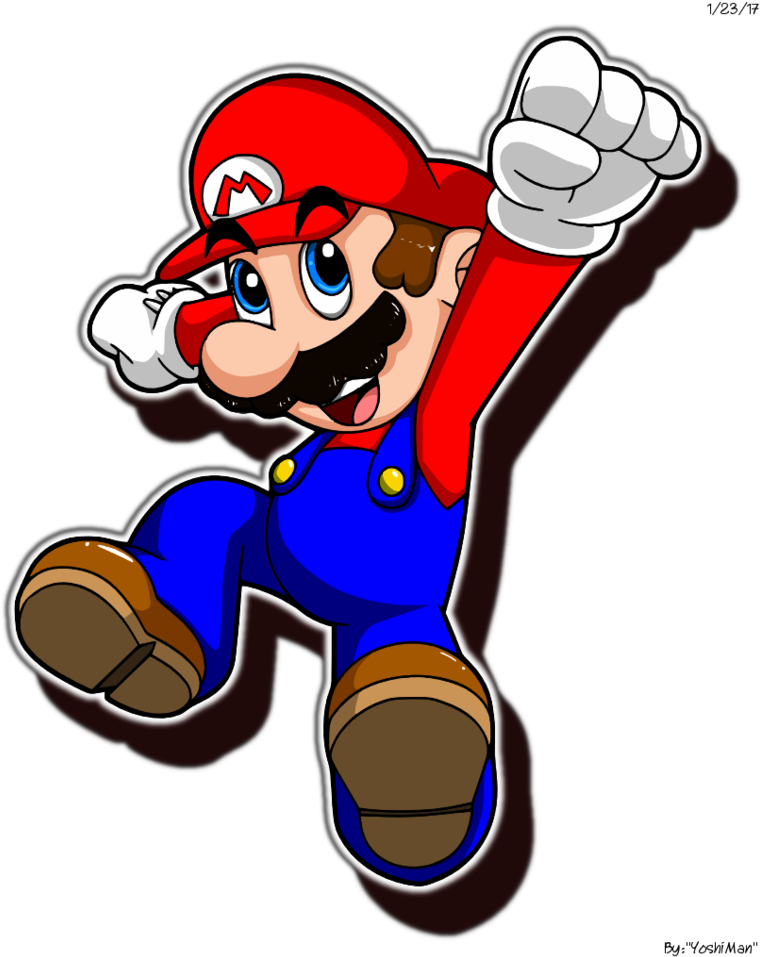 It's-a Mario By Yoshiman1118 - Mario Series (833x960)