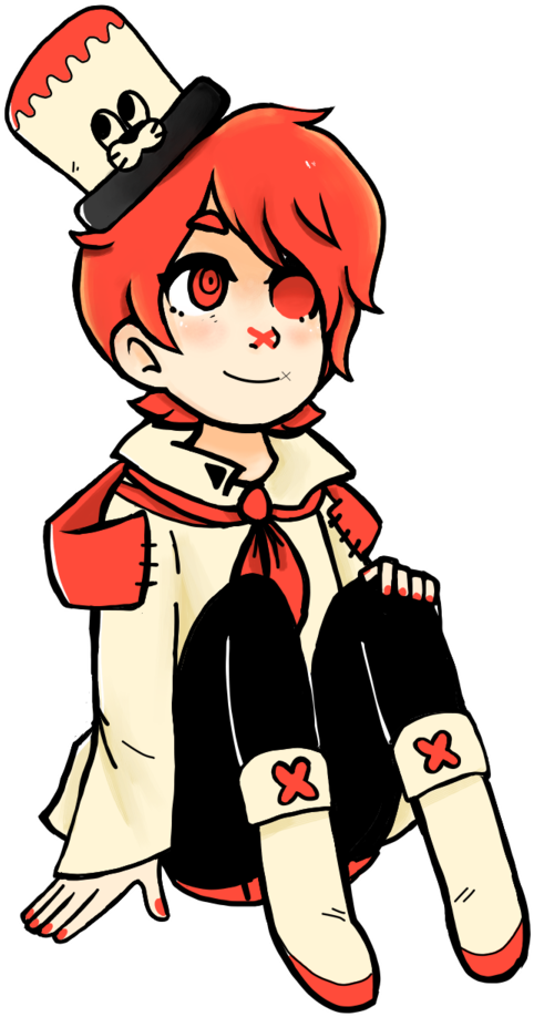 Sitting Fukase By Noodlecupcakes - Fukase (600x974)