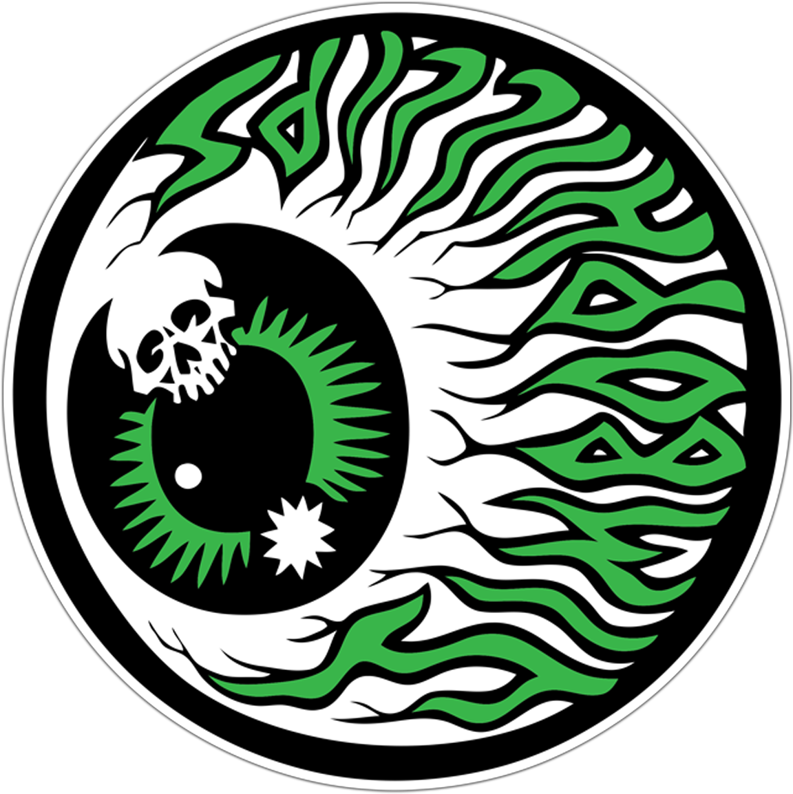 Car & Motorbike Stickers - Jim Phillips Skateboard Logo (1200x1200)