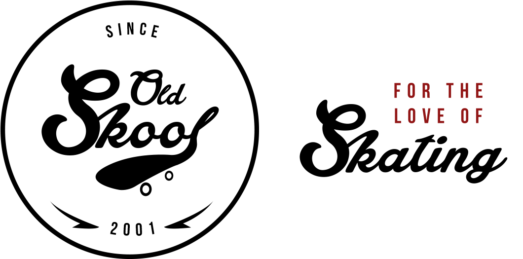 Old Skool Skate Deck Stickers Plastic Merchandise Bag - Seattle, Washington - The Space Needle - Lantern Press (1200x600)