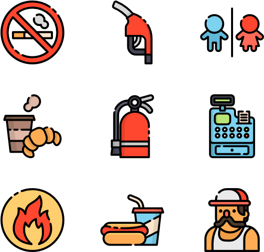 Gas Station - Filling Station (600x564)