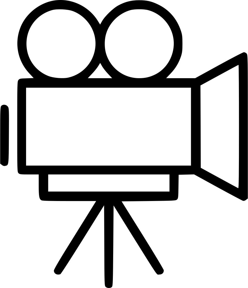 Video Recoder Camcoder Shooting Camera Comments - Video Camera Sketch (846x980)