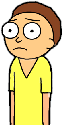 Pm083 V-neck Morty - Pocket Morty Mini Morty (468x468)