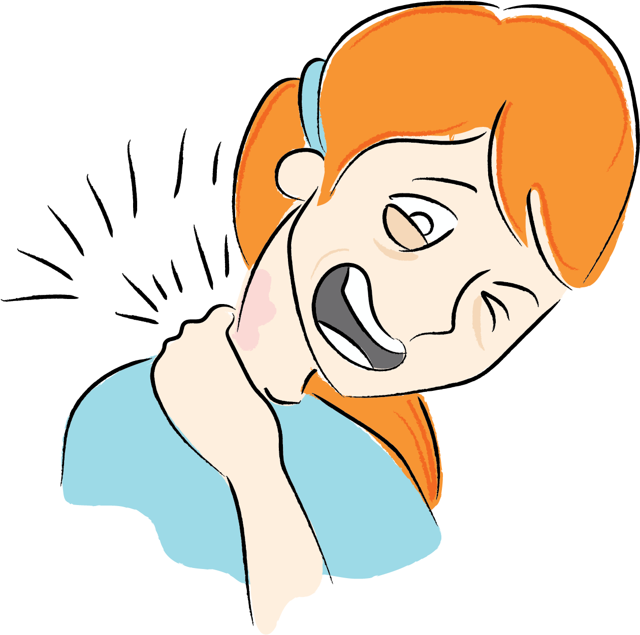 Neck Clipart - Neck Pain Clipart (1800x1800)