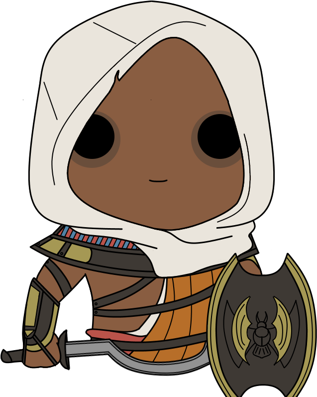 Assassin's Creed Origins- Bayek By Undi3sss - Assassins Creed Origins Funko Pop (800x800)
