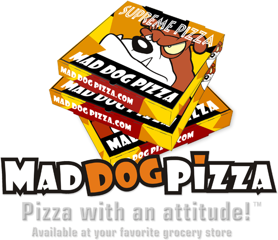 Mad Dog Pizza, Pizza With An Attitude - Pizza Pizza (600x505)