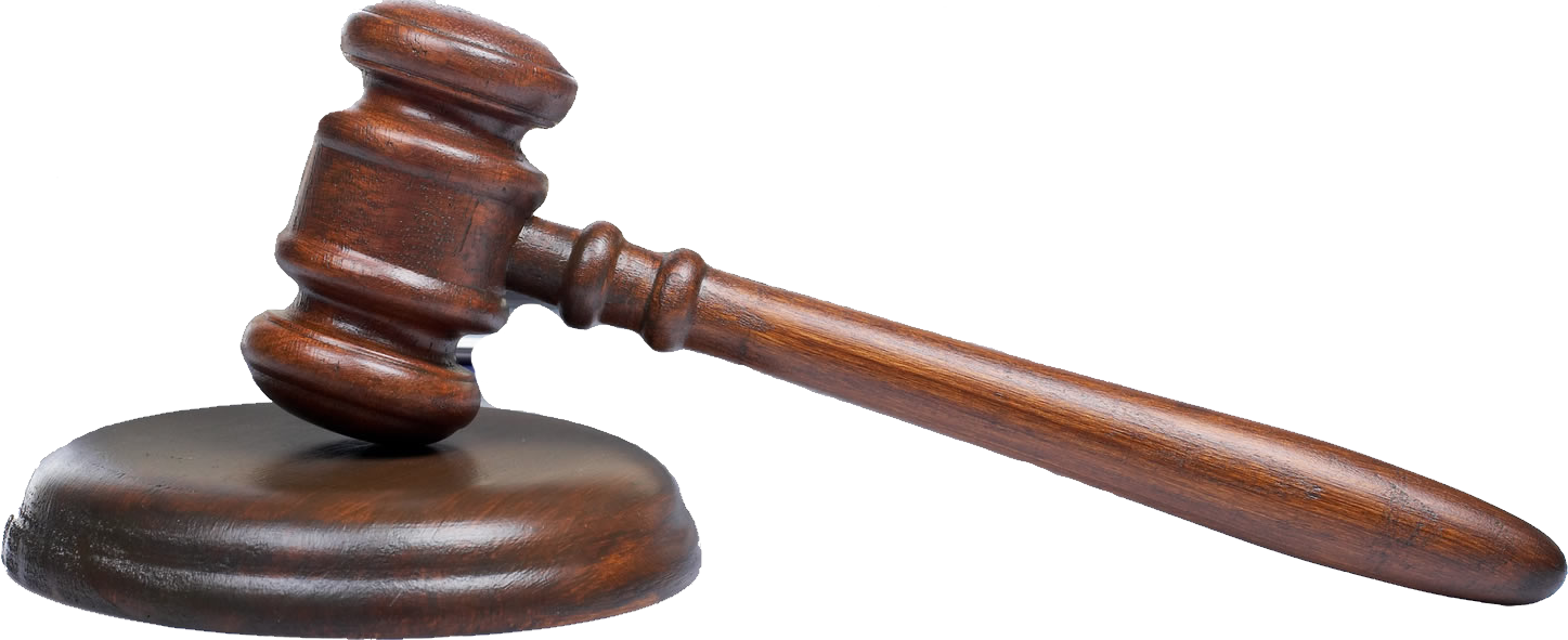 Gavel - Judge Hammer Transparent Bakground (1447x591)