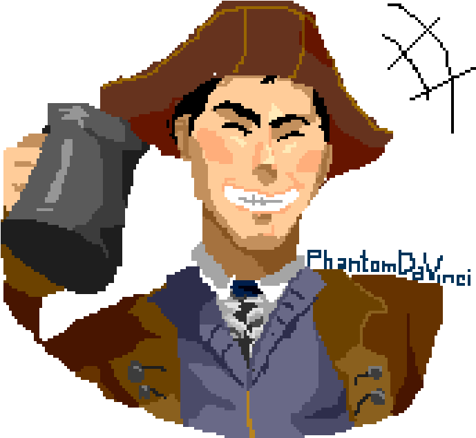 Thomas Hickey Pixel By Phantomdavinci - Cartoon (960x640)