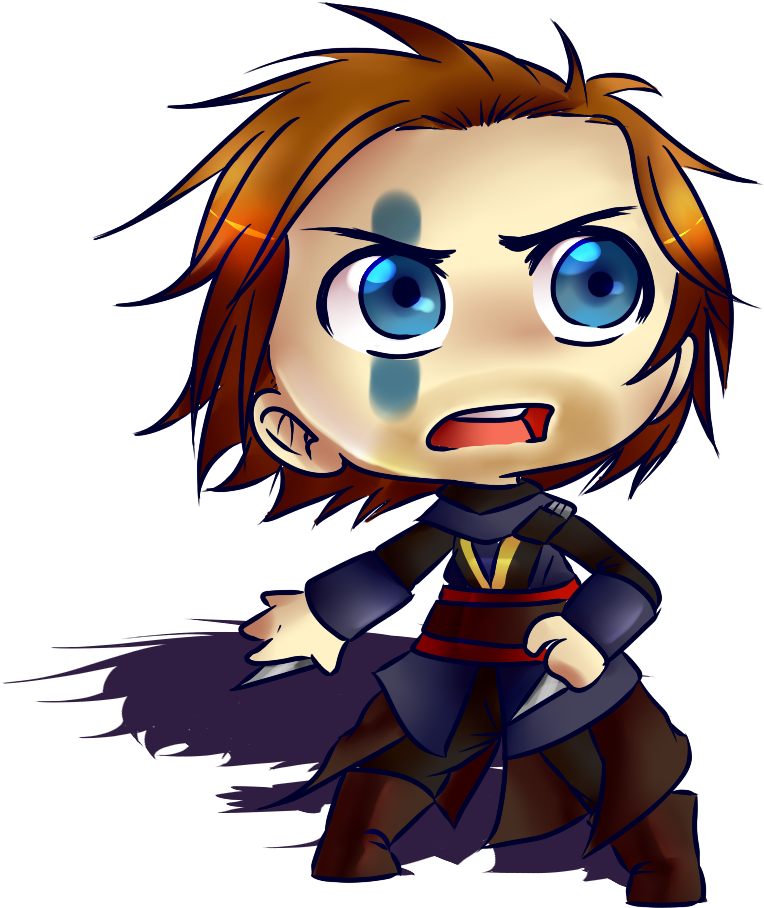 [fan Art Assassin's Creed] Aguilar [chibi] By Aude - Assassin's Creed Aguilar Anime (1024x1024)