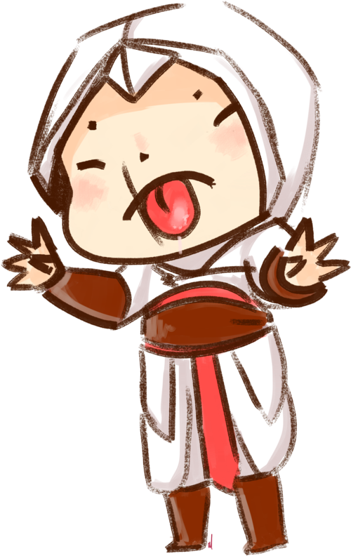 Chibi-altair By Magntaa - Assassin's Creed Altair Chibi (600x957)