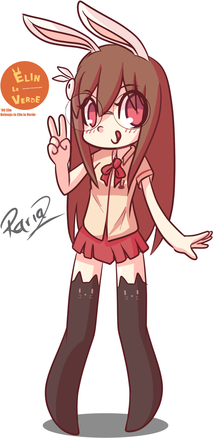 Elin La Verde Art-trade Jaltoid Style By Rariaz - Elin La Verde (1024x1827)