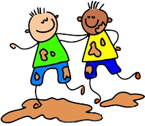 Sensory Play - Mud Clipart (940x200)