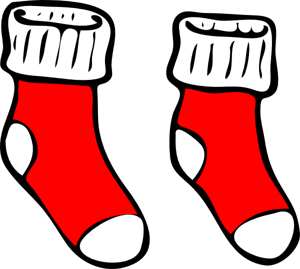 Red Socks Clip Art At Clker Com Vector Clip Art Online - Red Socks Clip Art At Clker Com Vector Clip Art Online (600x539)