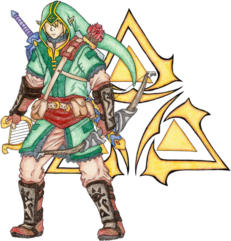 Legend Of Zelda - Cartoon (932x858)