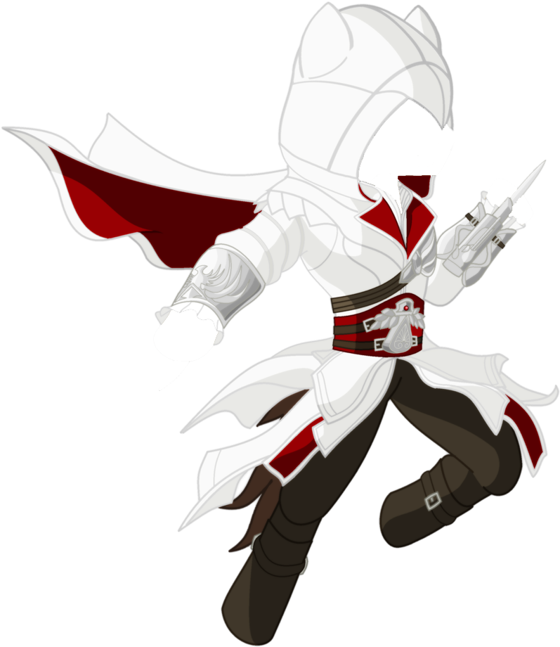 Ezio Pony Ac Suit Cut Out By Bnka - Ezio Pony Ac Suit Cut Out By Bnka (833x958)