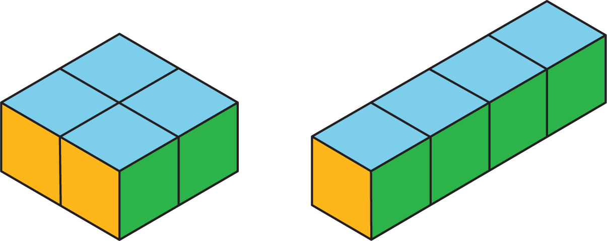 A Rectangular Prism With Side Lengths Of 1 Cm, 1 Cm, - Slope (1205x478)