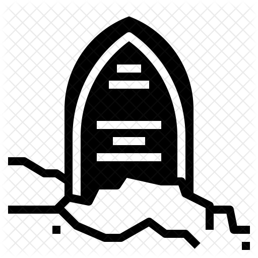 Gravestone Icon - Cemetery (512x512)