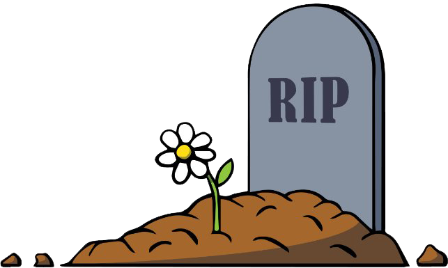 Rip Gravestone - Grave Cartoon (643x385)
