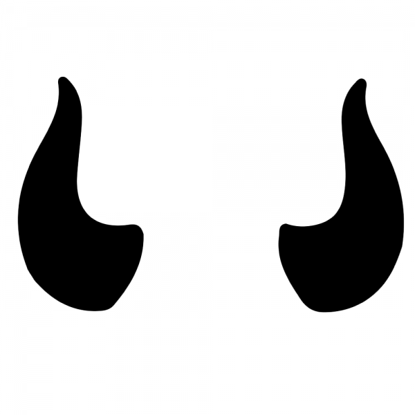 28 Collection Of Cow Horns Clipart - 28 Collection Of Cow Horns Clipart (600x600)