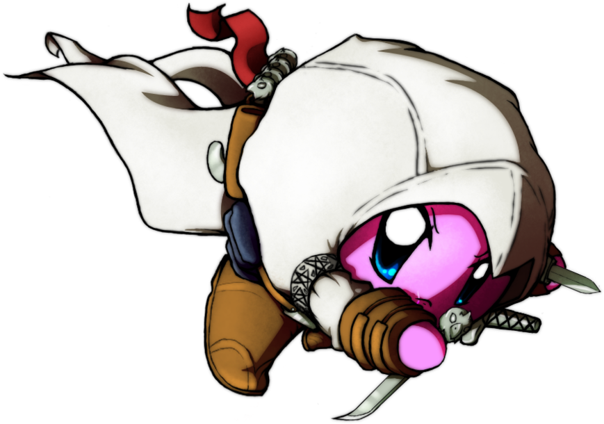Kirby Collab- Altair Kirby By Theeternalflare - Assassin Kirby (900x631)