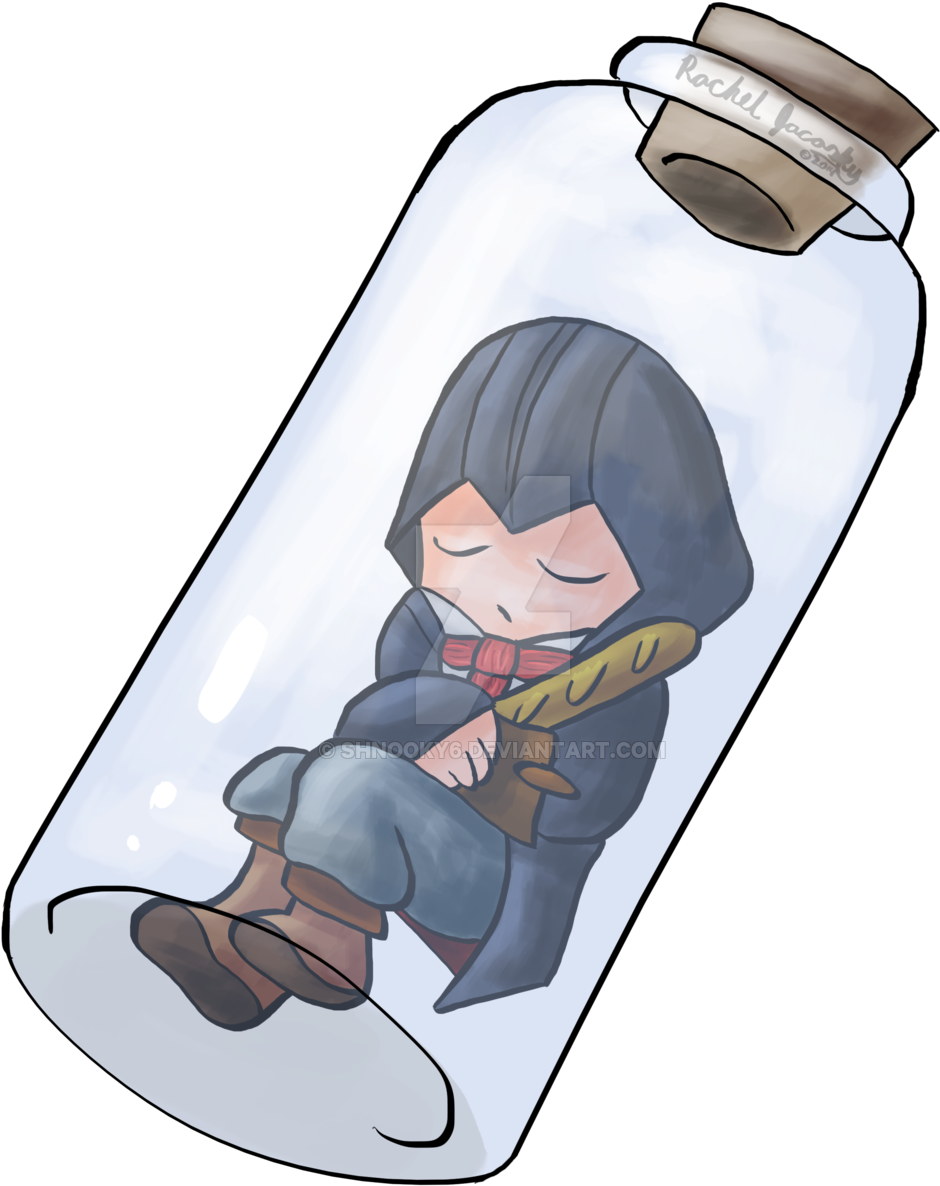 Chibi Arno Dorian In A Bottle By Shnooky6 - Assassin's Creed Chibi Arno (1024x1249)