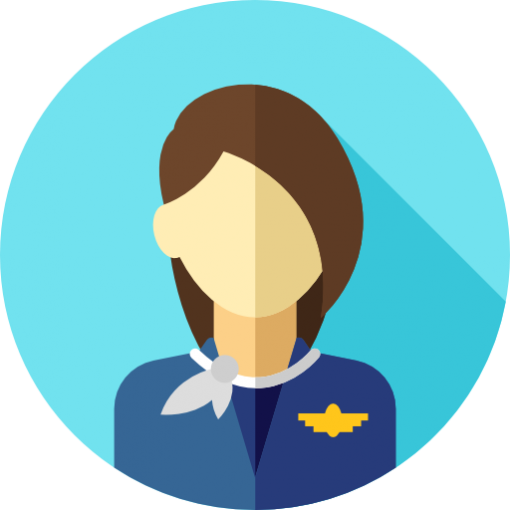 Stewardess-510x510 - User Profile Icon Png (510x510)