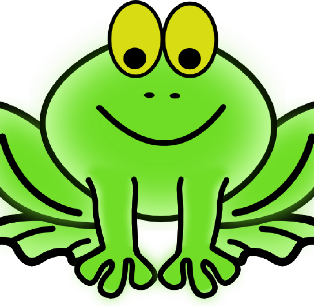 Frog Clipart Bug Eyed Frog Clip Art At Clker Vector - Frog Clipart Black And White (1025x1000)