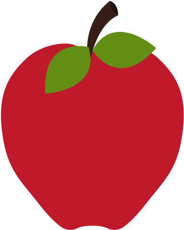 Red Apple Animation, Vector Graphic - Apple Animation (550x550)