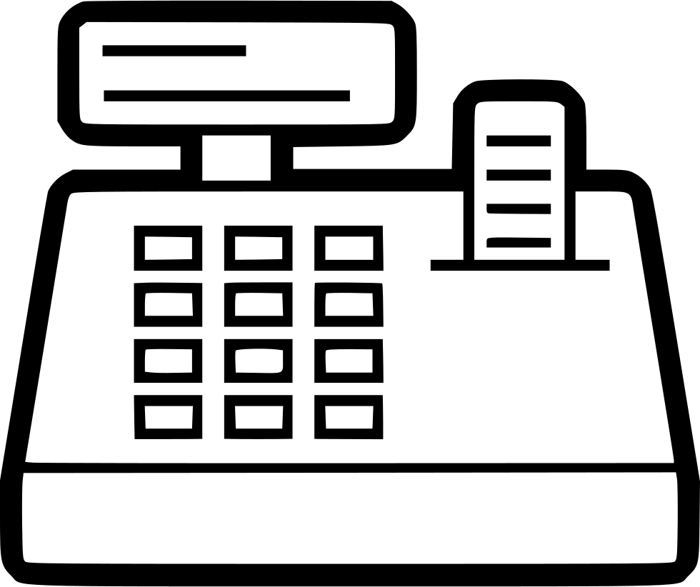 Cashier Machine Comments - Illustration (980x822)