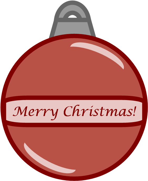 Red And Green Christmas Ornaments Clipart - Christmas Day (890x890)