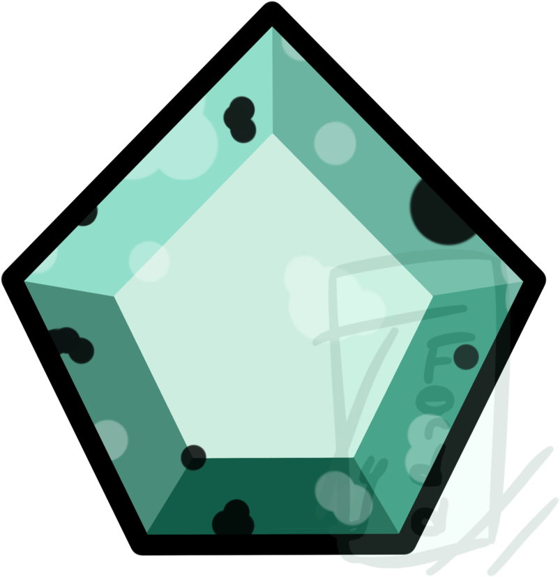 Kiwi Quartz Gem Vector By Tyfordd - Digital Art (894x894)