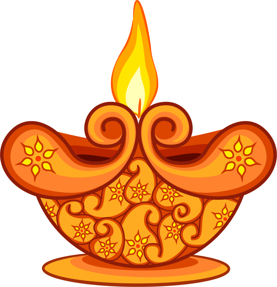 Oil Lamp Light Fixture - Diwali Lamp Png (905x938)