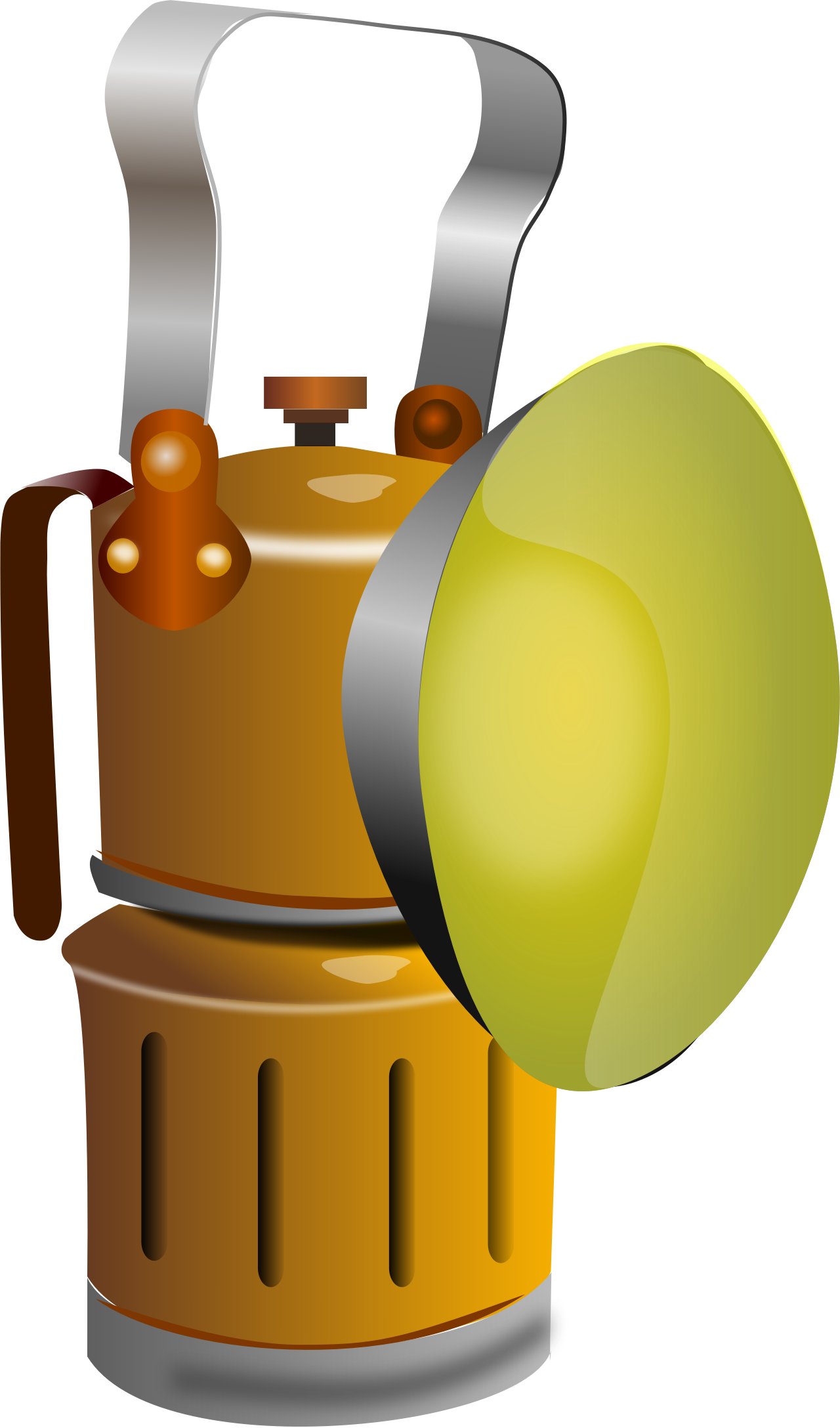 Lamps Clipart Lampara - Miners Lamp Clip Art (1280x2176)