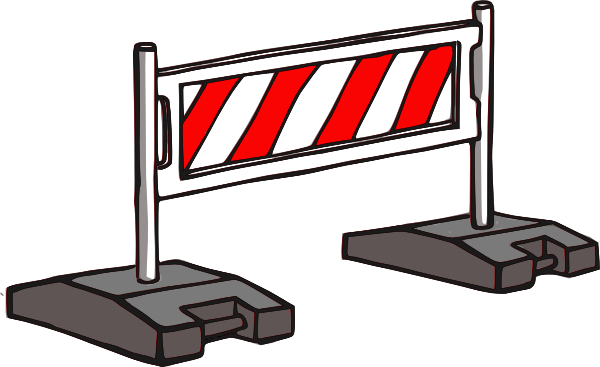 Barrier Clipart Transparent - Barrier Clipart (600x367)