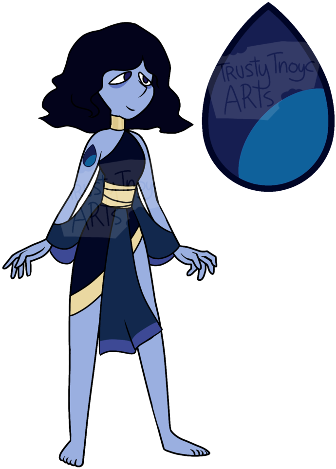 Gem Adopt / Lapis Lazuli By Trustyarts - Cartoon (794x1007)