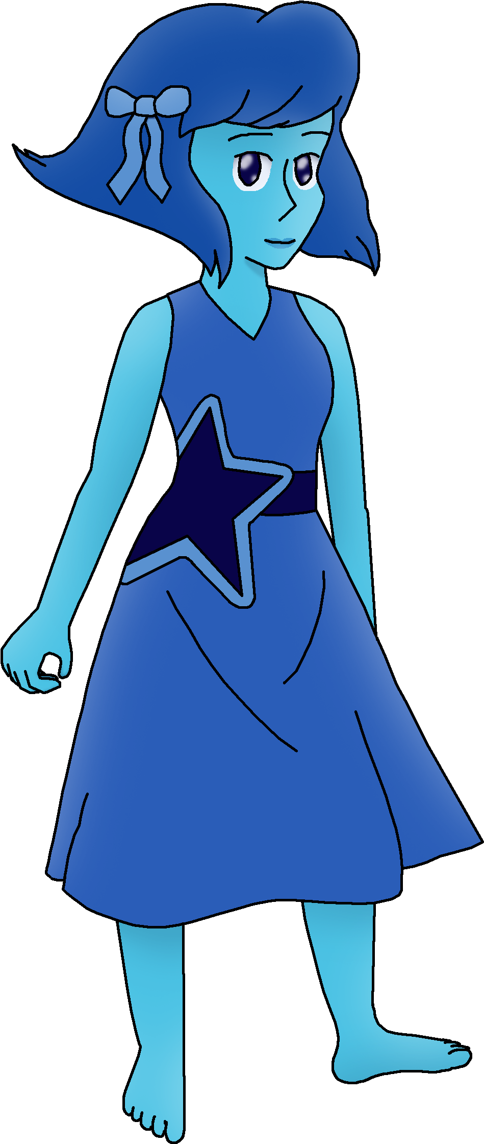 Lapis By Dudette5030 Crystal Gem Lapis By Dudette5030 - Lapis As A Crystal Gem (1426x2688)